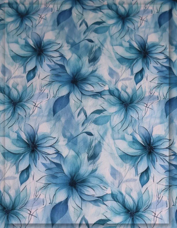premium floral silk fabric for luxury design