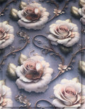 soft floral silk fabric for elegant A-line dresses