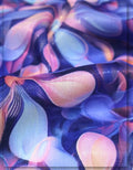 elegant floral silk fabric for evening wear dresses