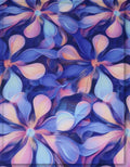 breathable floral silk fabric for summer dresses