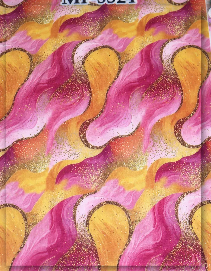 high end floral silk fabric for luxury fashion