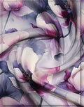 classic floral silk fabric for elegant fashion