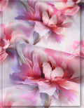 soft luxury floral silk fabric for elegant garments
