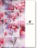 3D floral silk fabric for creative apparel design