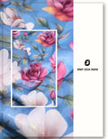 party wear floral silk fabric for elegant dresses