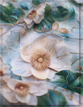 pleated dress floral silk fabric elegant fall