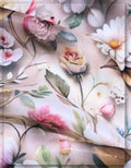 elegant floral silk fabric for sophisticated fashion