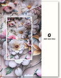 high fashion Gucci floral silk fabric for runway collection