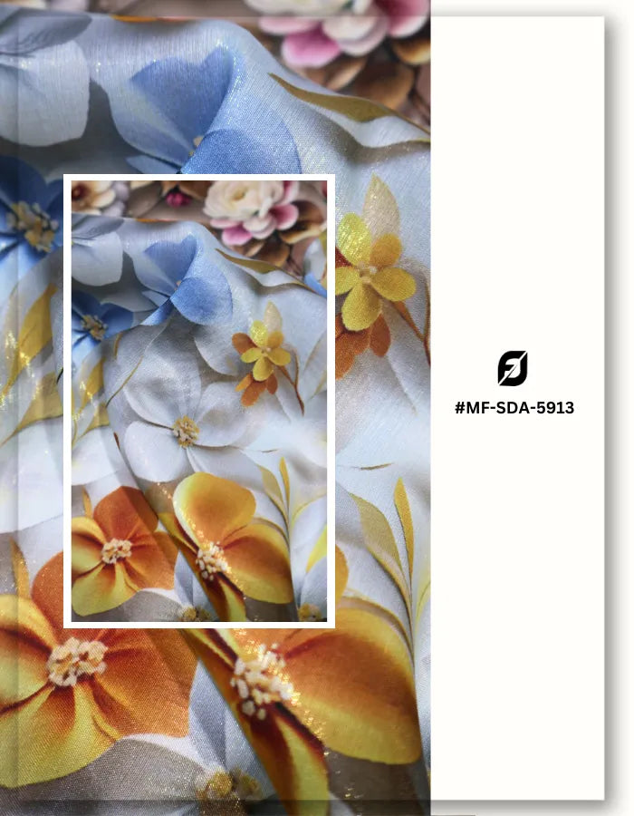 premium Gucci floral silk fabric for stylish outfits