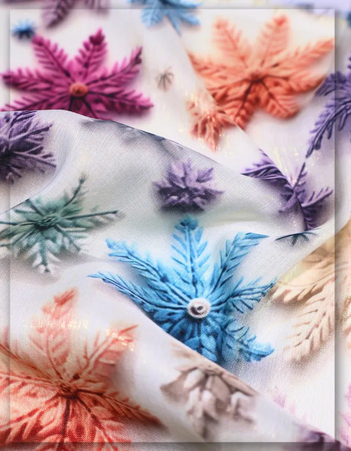 Gucci inspired silk floral fabric elegant premium look