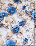 modern floral silk fabric for chic women dresses