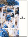 luxury floral silk fabric for premium garment design