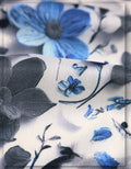 luxurious floral silk fabric for party wear design