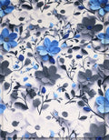 stylish silk floral fabric for elegant wardrobe design