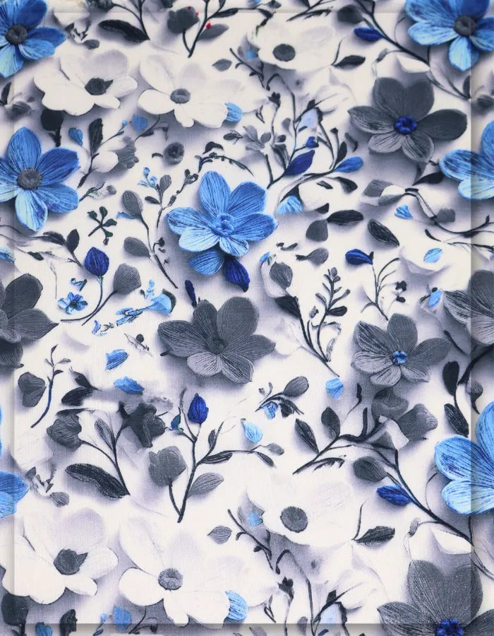 stylish silk floral fabric for elegant wardrobe design