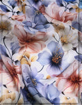 designer floral silk fabric for couture dress making