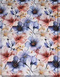 soft draping floral silk fabric for luxury clothing