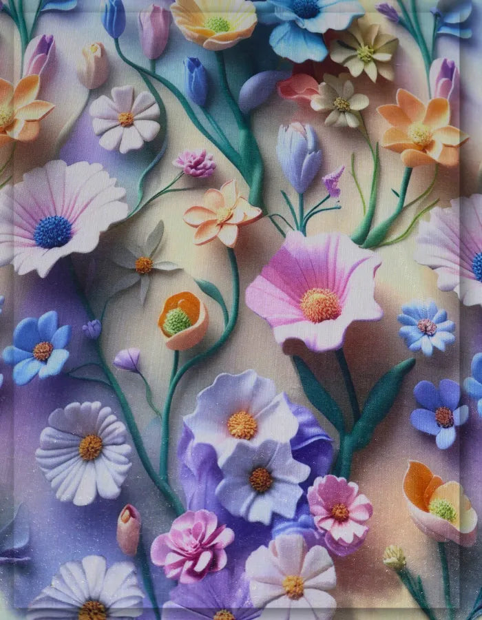 classic floral silk fabric for timeless dress design
