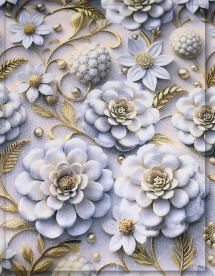 digital Gucci floral silk fabric for long sleeve dress stylish