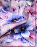 soft flowing silk floral fabric for women dresses