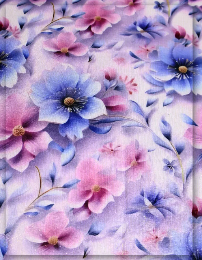 elegant Gucci floral silk fabric for party outfits