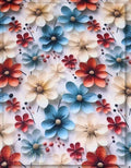 stylish party wear dress floral silk fabric luxury design