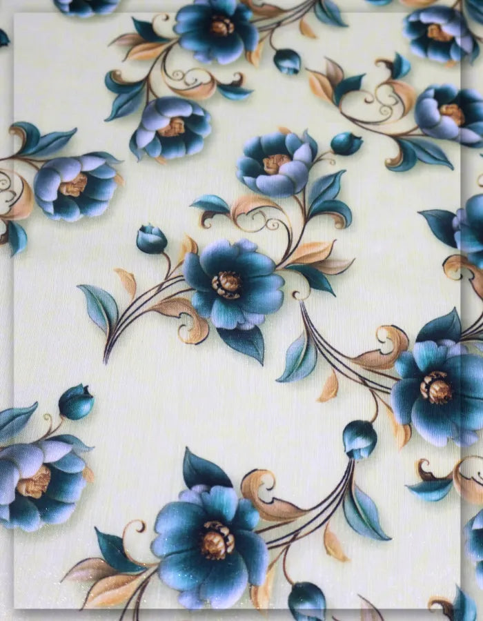 Gucci floral silk fabric for empire waist dress elegant flow