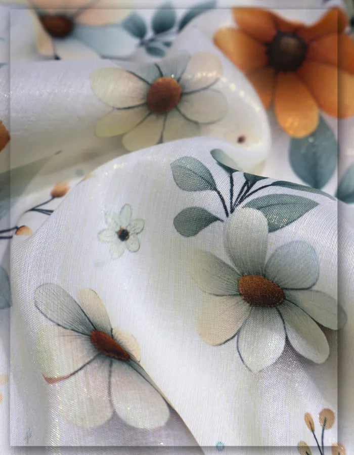 modern Gucci floral silk fabric for chic outfits