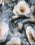 smooth Gucci floral silk fabric for designer wear