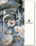 pastel floral silk fabric for soft feminine dresses