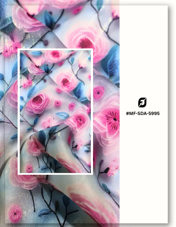 modern Gucci floral silk fabric for chic dresses