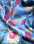 exclusive floral silk fabric for designer dresses