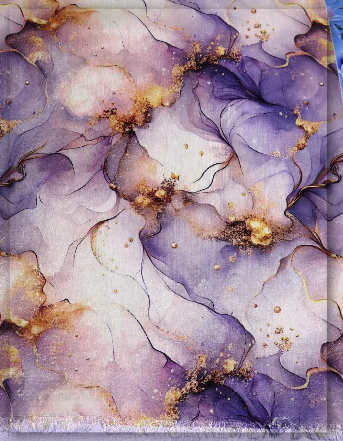 breathable silk floral fabric for casual women dresses