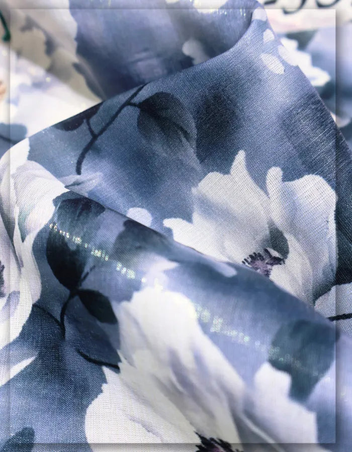 mermaid style dress Gucci floral silk fabric premium shine