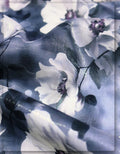 high low dress floral silk fabric modern stylish look
