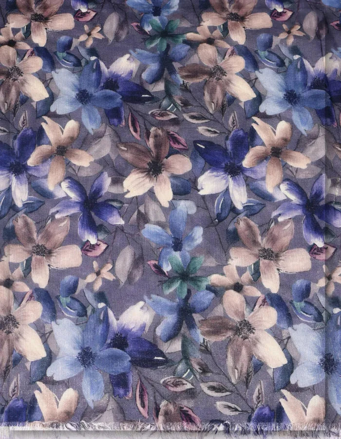 premium floral silk fabric for women bodycon dress stylish fit