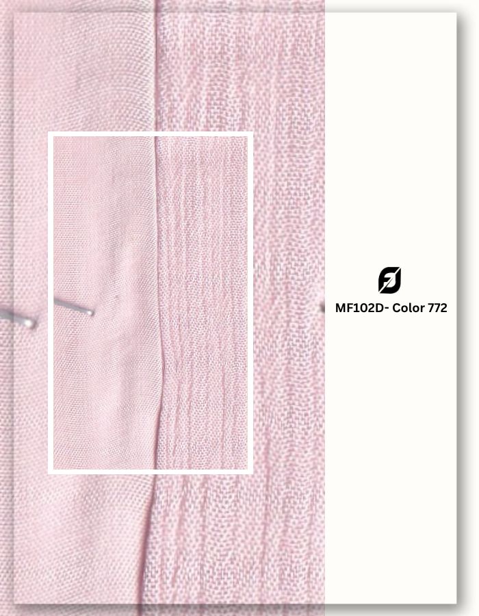 Baby pink textile bundle for tailoring purpose