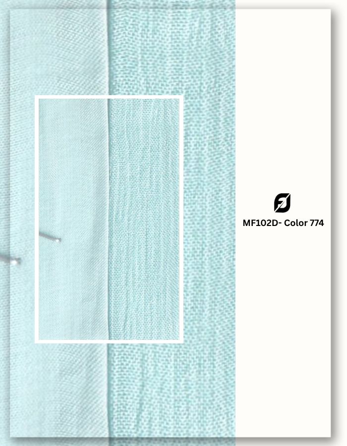 Sky blue luxury fabric for couture dresses