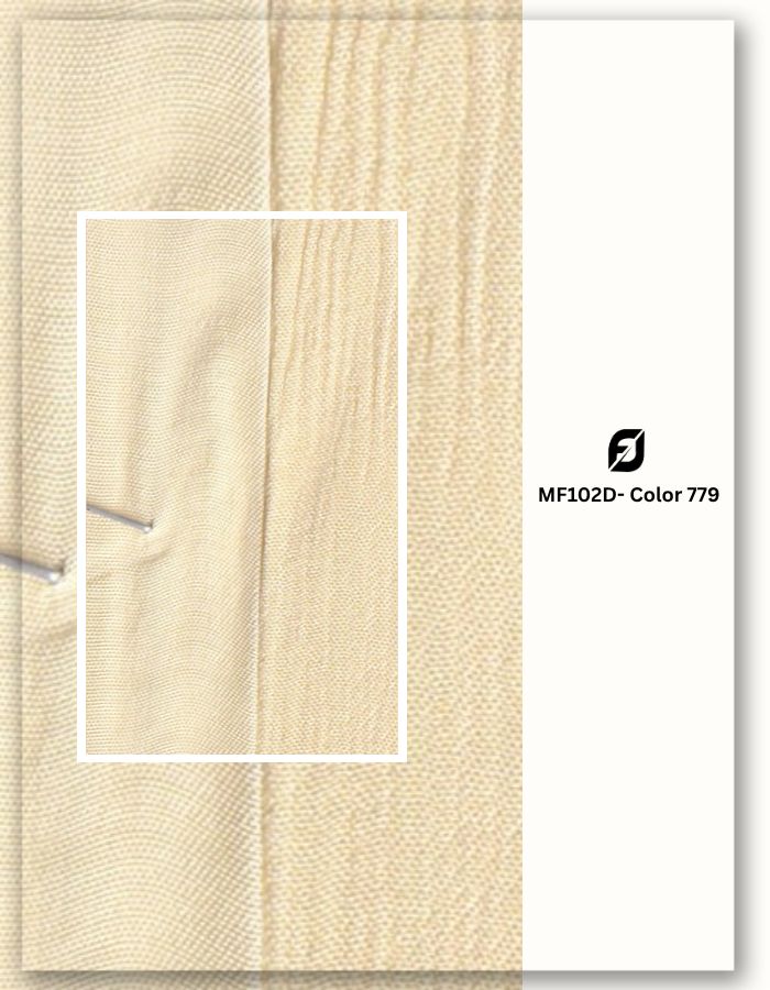 Cream colored textile for craft wear outfits