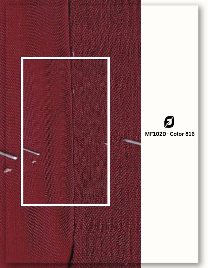 Maroon flowy suit fabric bundle