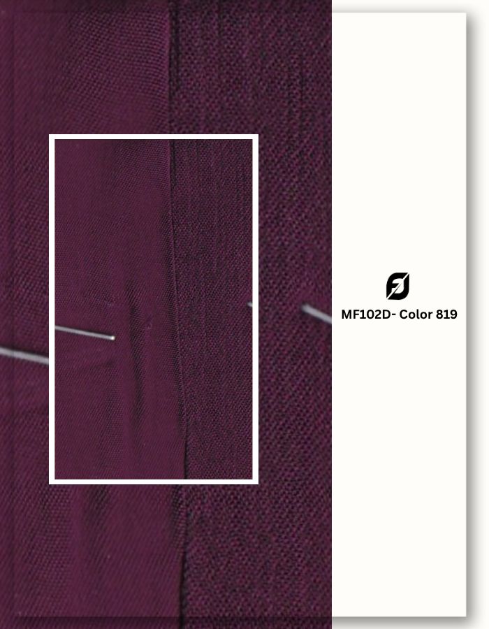 Purple heavy dress fabric roll