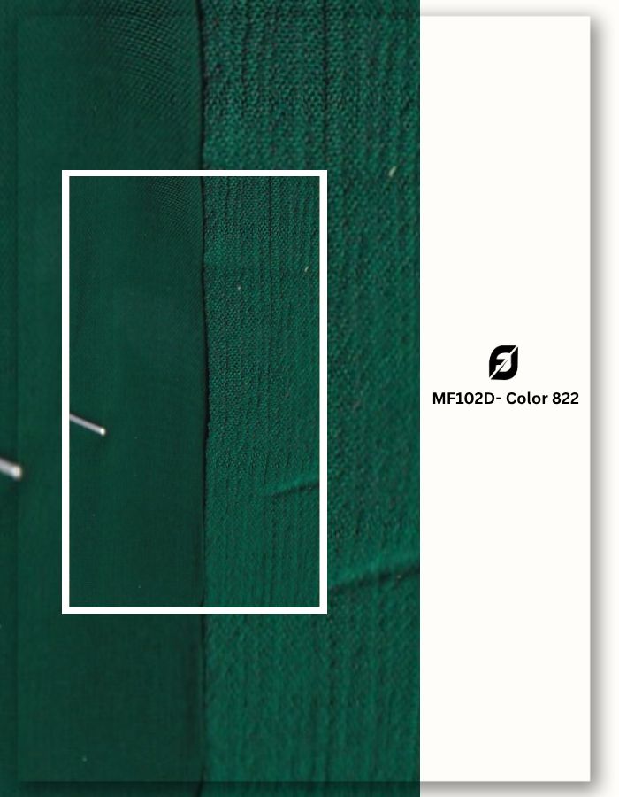 Green layered suit fabric bundle