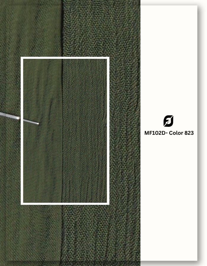 Green lehenga set textile material