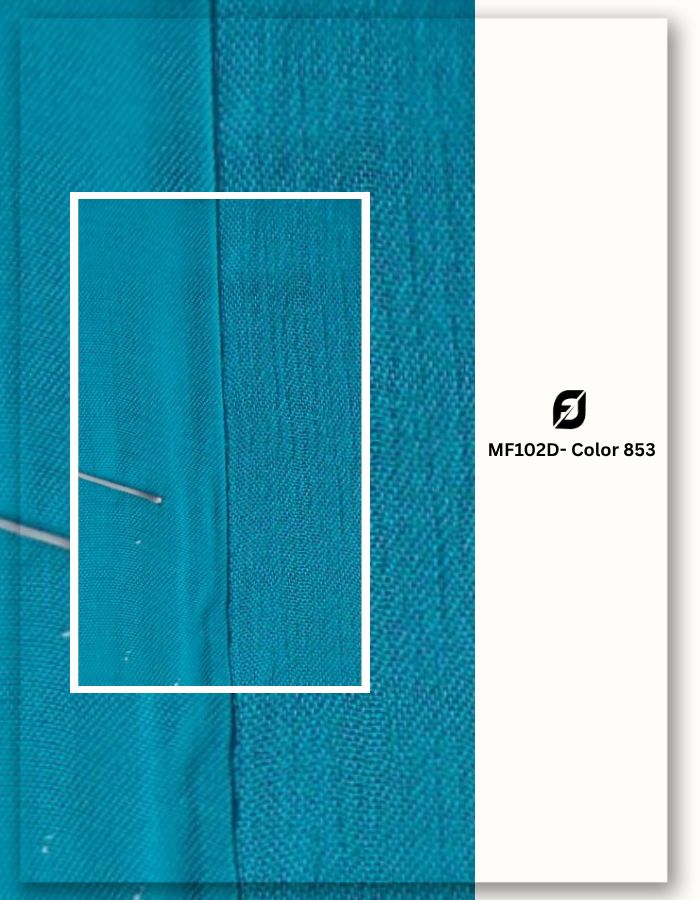 Teal blue soft dress fabric