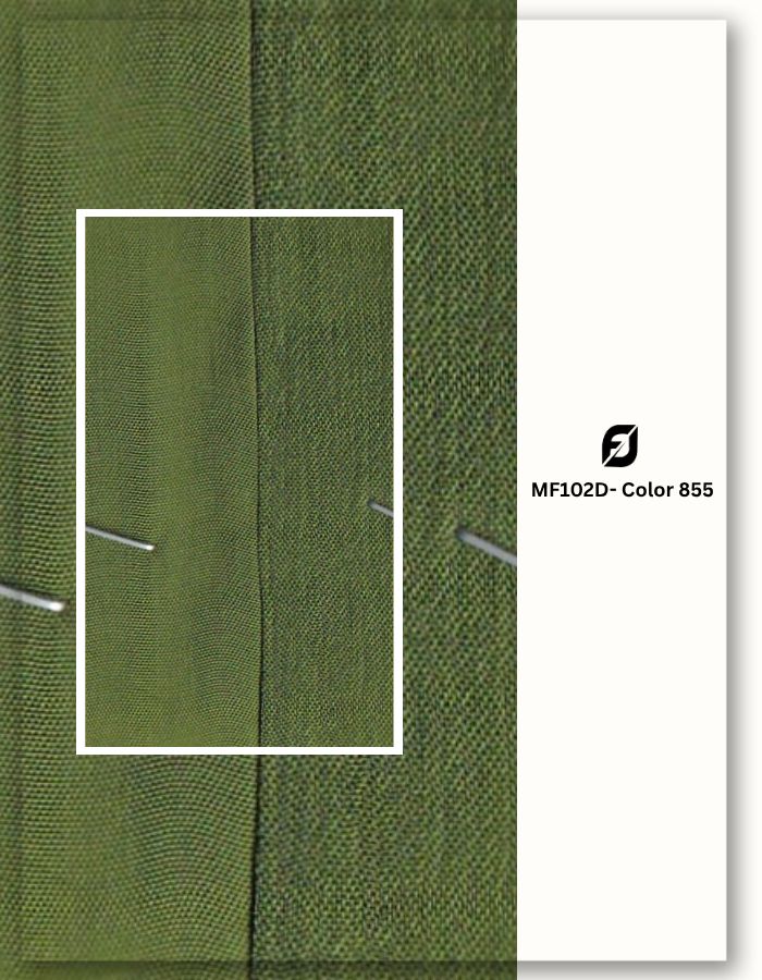 Green statement gown cloth