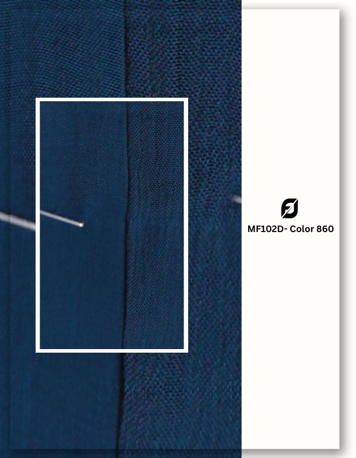 Navy blue trendy suit textile