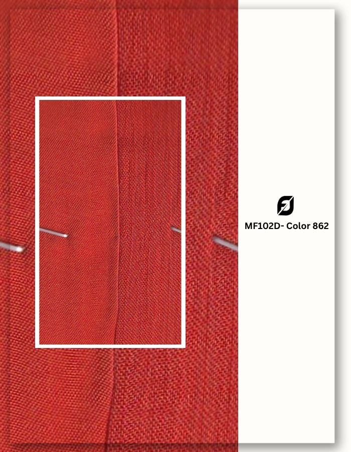 Orange umbrella suit fabric