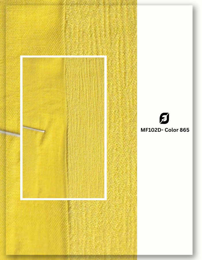 Yellow workwear suit fabric