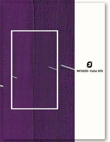 Purple dyed bridal suit textile