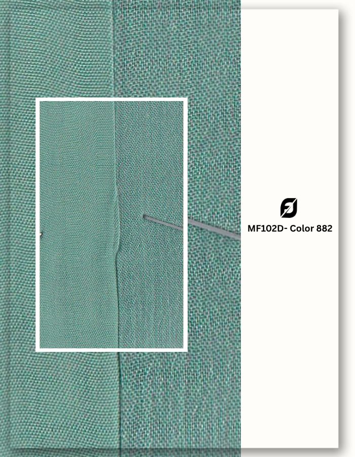 Teal dyed co-ord textile